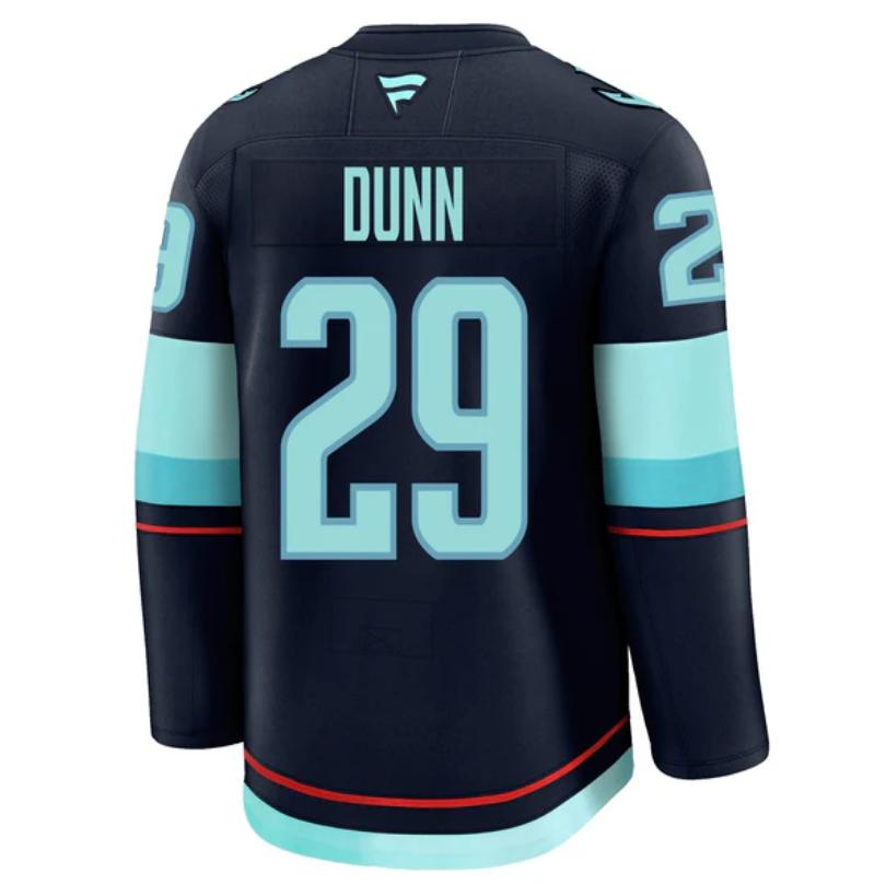 Custom 2026 Home Deep Sea Blue Premium All Stitched Hockey Jersey