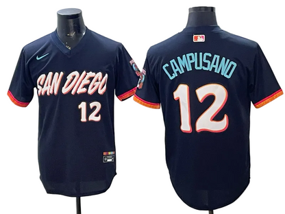 Custom Padre Obsidian 2026 City Connect Stadium Jersey - All Stitched