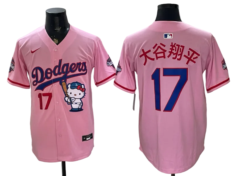 2026 Shohei Ohtani Hello Kitty Baseball Jersey -All Stitched