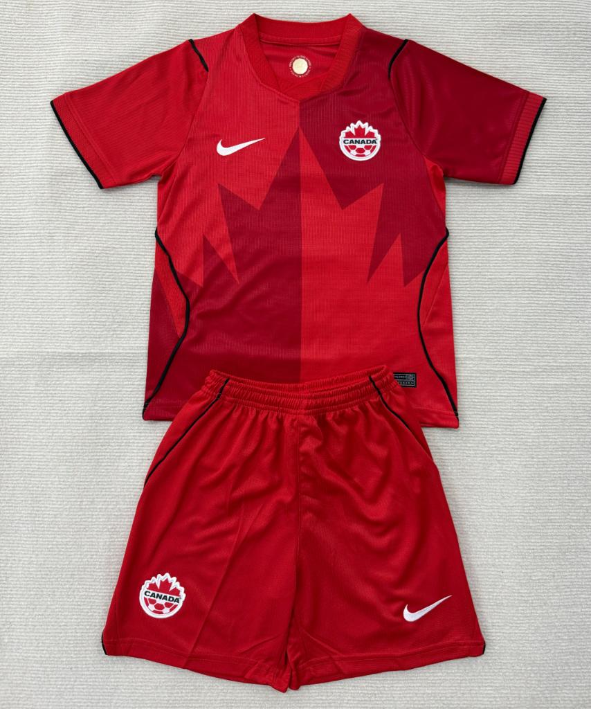 Canada Soccer 2026 Home Jersey Kit – Adult & Kids Set (Personalized Name & Number)