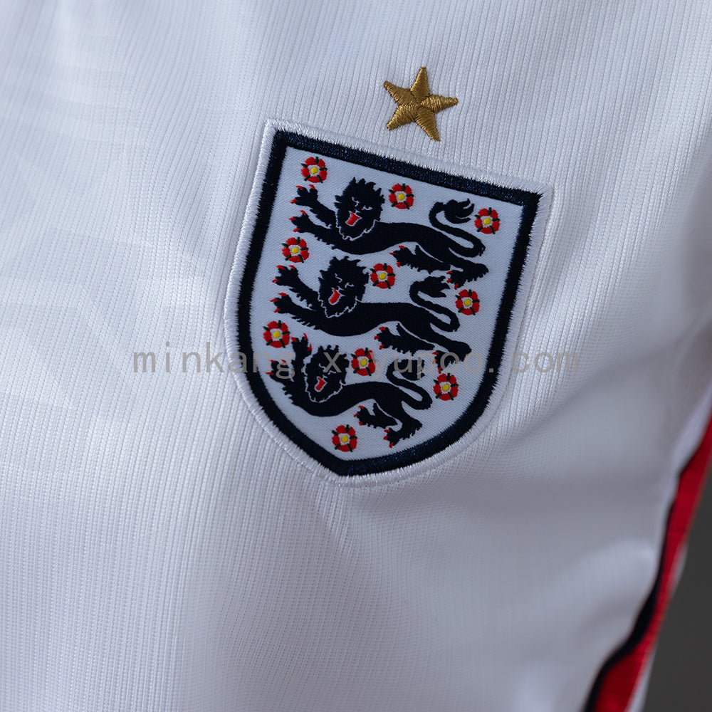 Women's England 2026 Home White Cropped Soccer Jersey