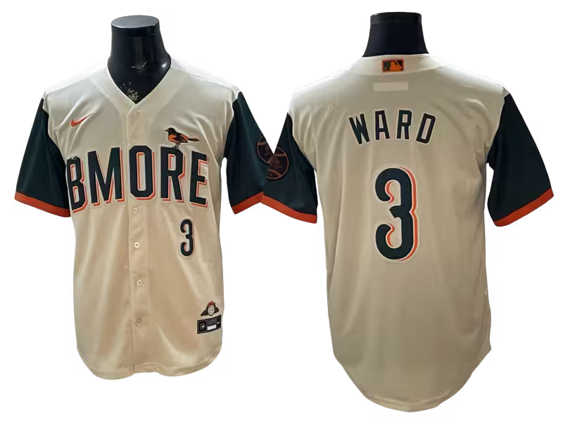 Custom Orioles Cream 2026 City Connect Stadium Jersey - All Stitched