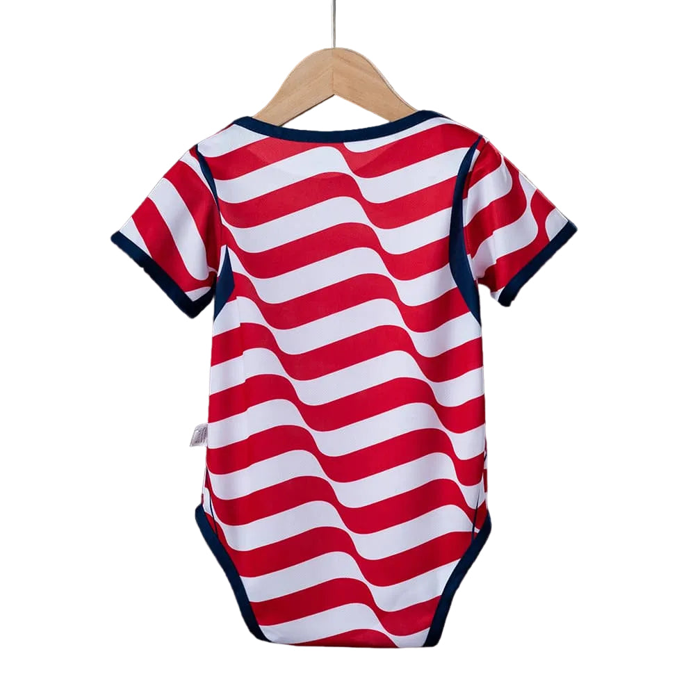 Custom Infant 2026 USA Home White Soccer Jersey | USA 2026 Baby Bodysuit