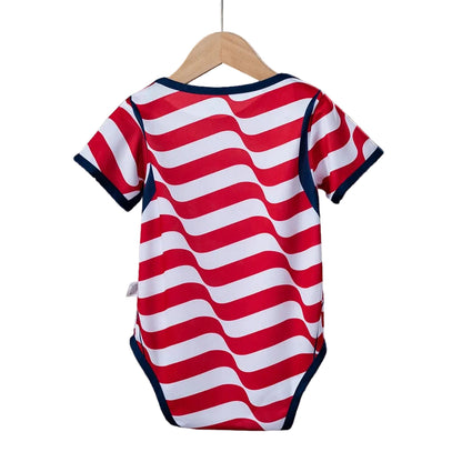 Custom Infant 2026 USA Home White Soccer Jersey | USA 2026 Baby Bodysuit