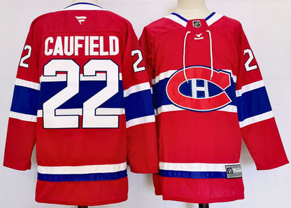 Custom Canadiens Home Red Premium Hockey Jersey -All Stitched