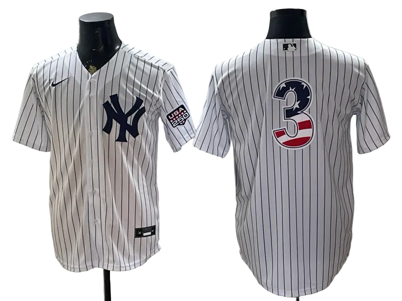 Custom USA 250 Fourth of July Baseball Jersey -All Stitched