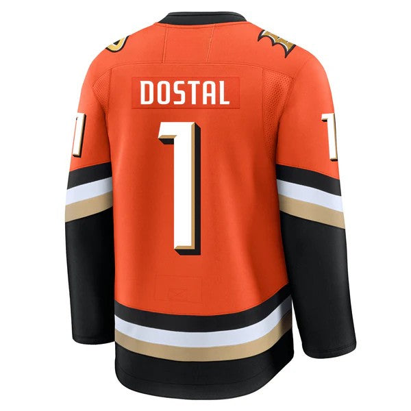 Custom 2026 Home Orange Premium All Stitched Hockey Jersey