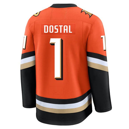 Custom 2026 Home Orange Premium All Stitched Hockey Jersey