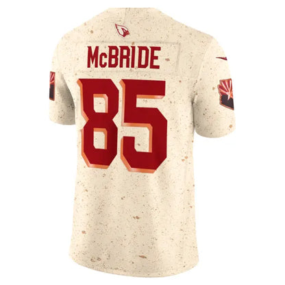Custom 2026 Rivalries Trey McBride Natural Limited Football Jersey -All Stitched