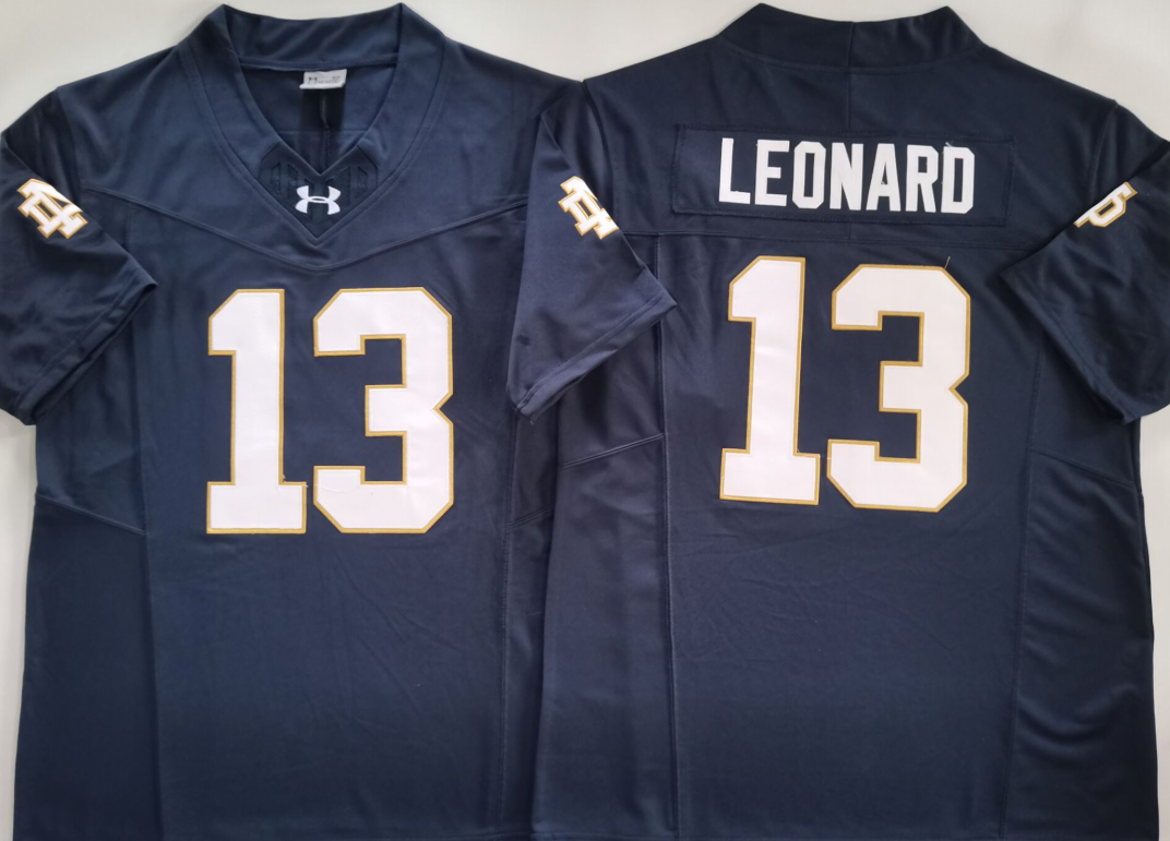 Men's CJ Carr Notre Dame Fighting Irish Vapor Jersey White Navy Kelly Green Football Jersey -All Stitched