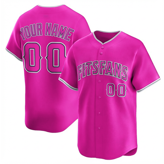 Custom Pink Baseball Jersey