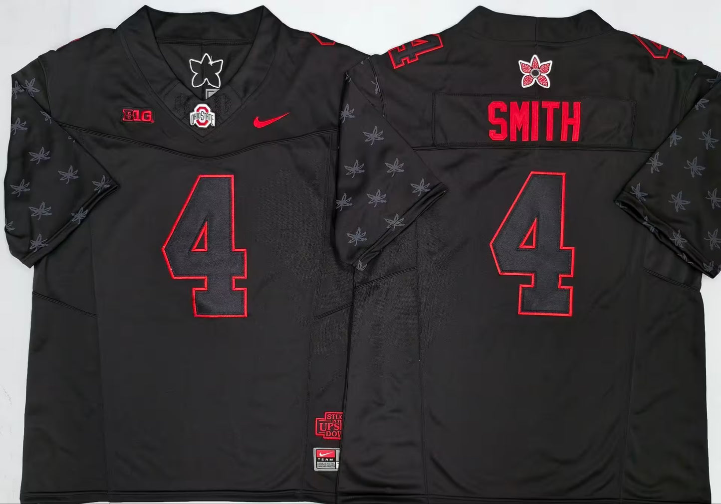 Men's Jeremiah Smith #4 Ohio State Buckeyes Black Vapor Jersey -All Stitched