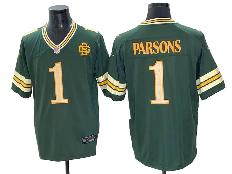 Custom 2026 Rivalries Packers Green Limited Football Jersey -All Stitched