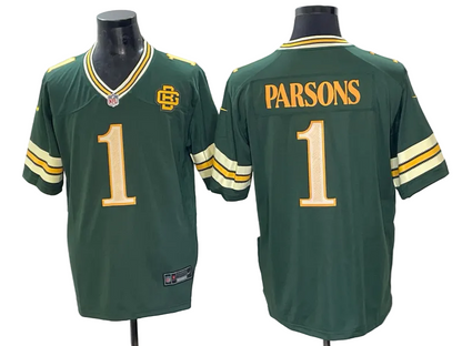 Custom 2026 Rivalries Packers Green Limited Football Jersey -All Stitched