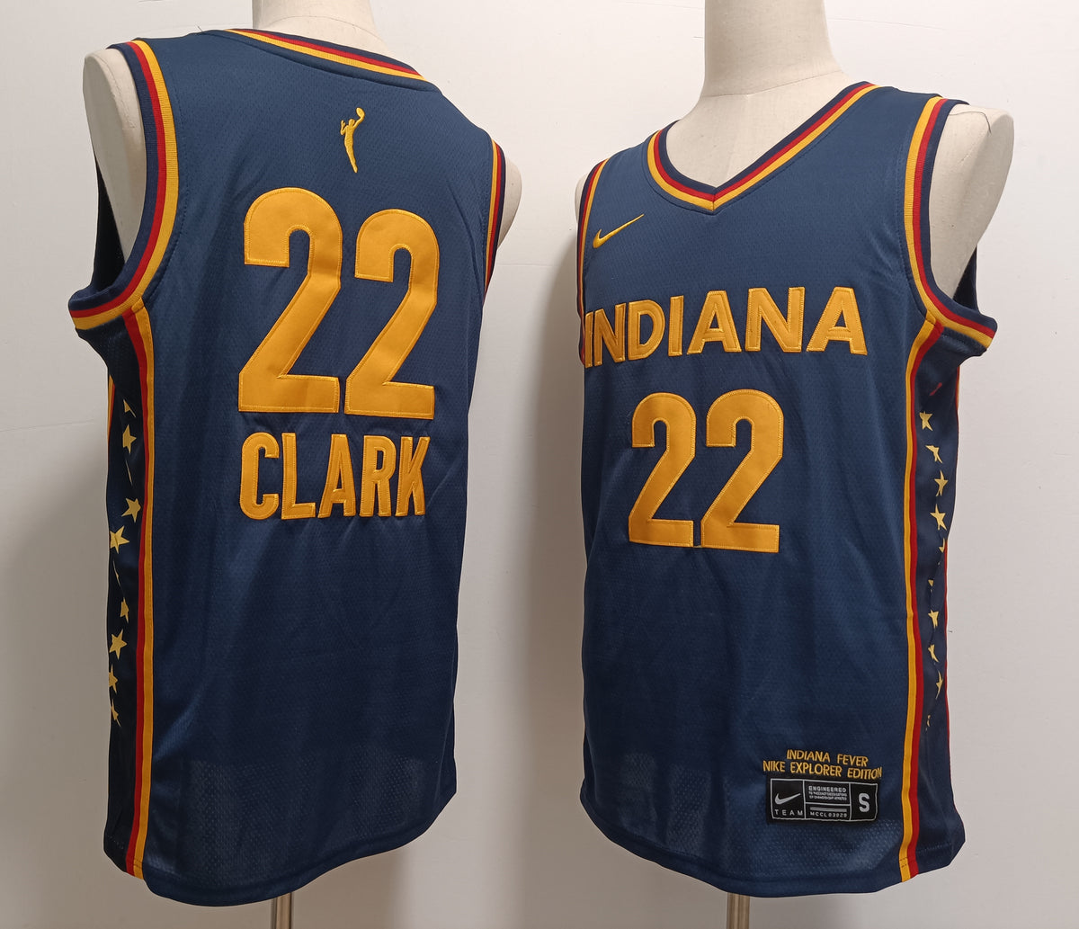 Custom Caitlin Clark #22 Iowa Hawkeyes Gold Red White Navy Black Rebel Edition Victory Basketball Jersey -All Stitched