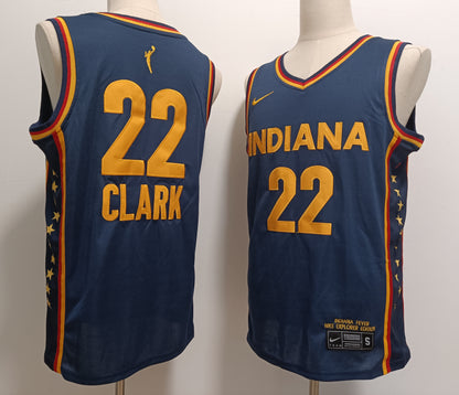 Custom Caitlin Clark #22 Iowa Hawkeyes Gold Red White Navy Black Rebel Edition Victory Basketball Jersey -All Stitched