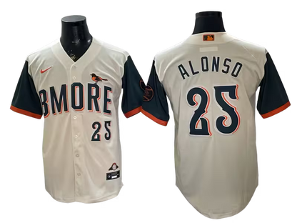 Custom Orioles Cream 2026 City Connect Stadium Jersey - All Stitched