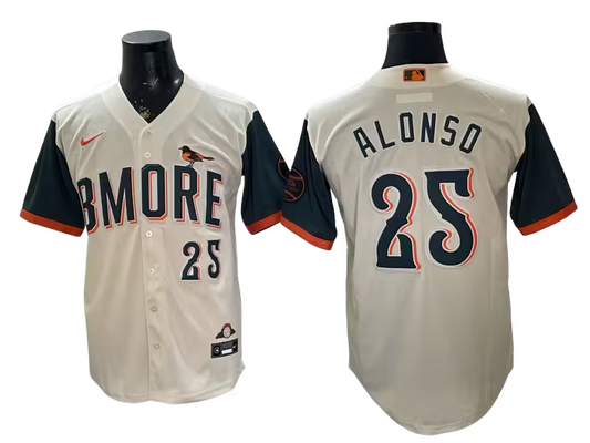 Custom Orioles Cream 2026 City Connect Stadium Jersey - All Stitched