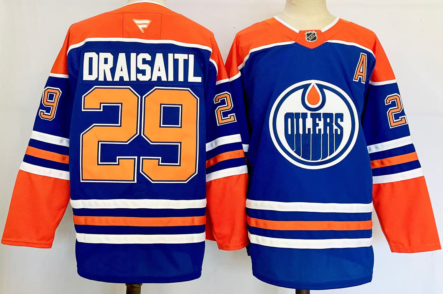 Custom 2026 Oilers Home Royal Premium All Stitched Hockey Jersey