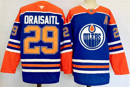 Custom 2026 Oilers Home Royal Premium All Stitched Hockey Jersey