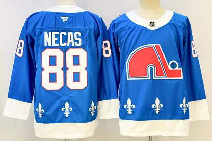 Custom Avalanche Blue Alternate Heritage All Stitched Hockey Jersey