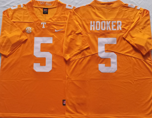 Men's Hendon Hooker #5 Tennessee Volunteers Stitched Jersey