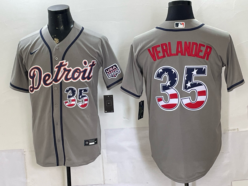 Custom Gray Black Orange USA 250 Fourth of July Baseball Jersey -All Stitched