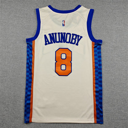 Jalen Brunson Josh Hart Karl-Anthony Towns Baskeball Jersey -All Stitched
