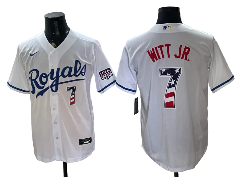 Custom USA 250 Fourth of July Baseball Jersey -All Stitched