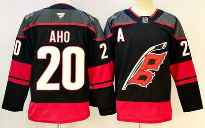 Custom 2026 Hurricane Home Black Premium All Stitched Hockey Jersey
