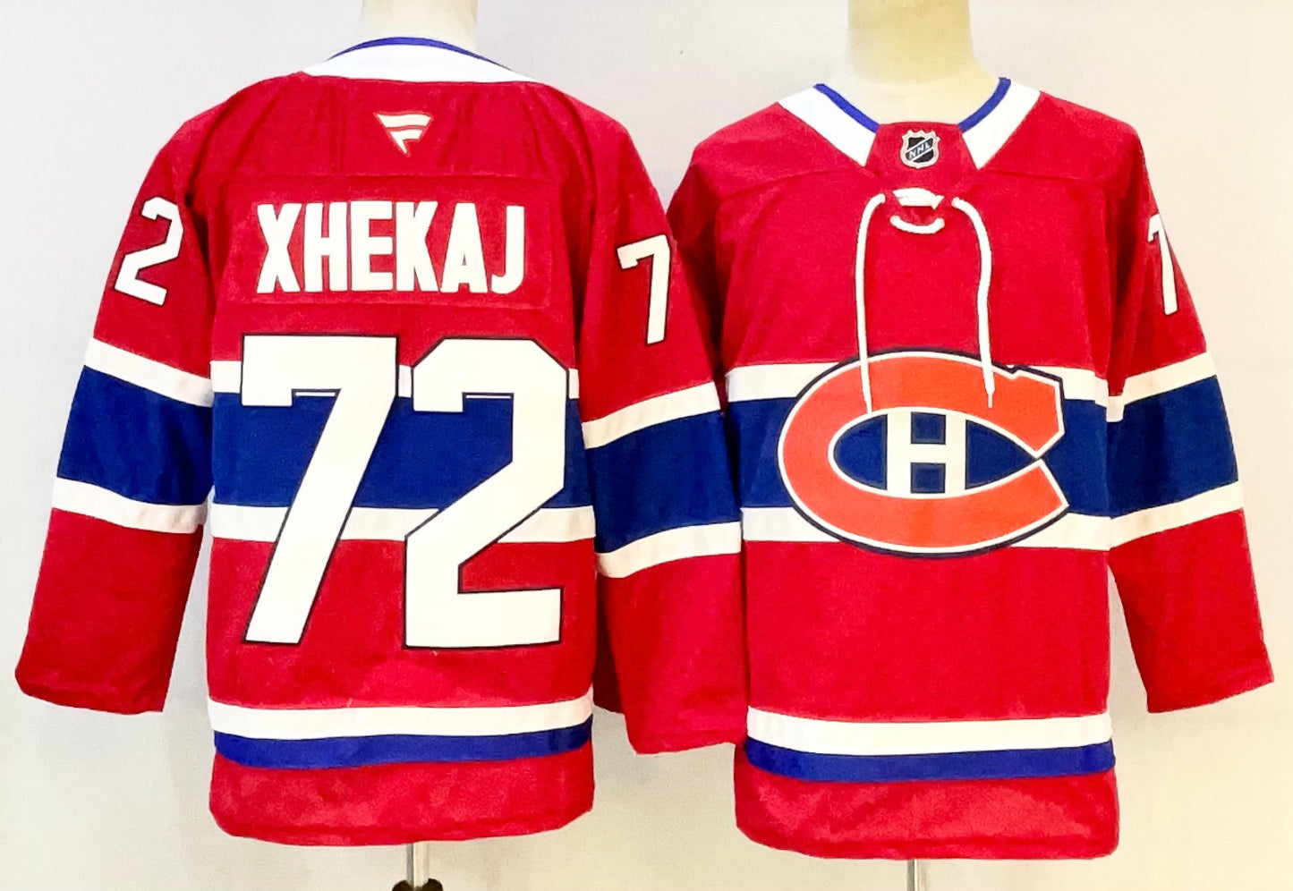 Custom 2026 Canadien Jakub Dobes Home Red Premium All Stitched Hockey Jersey