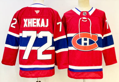 Custom 2026 Canadien Jakub Dobes Home Red Premium All Stitched Hockey Jersey
