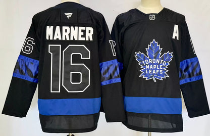 Custom 2026 MapleLeafs Alternate Black Premium All Stitched Hockey Jersey