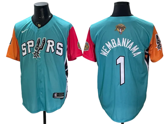 2026 San Antonio Spurs City Edition Green Baskeball Jersey -All Stitched