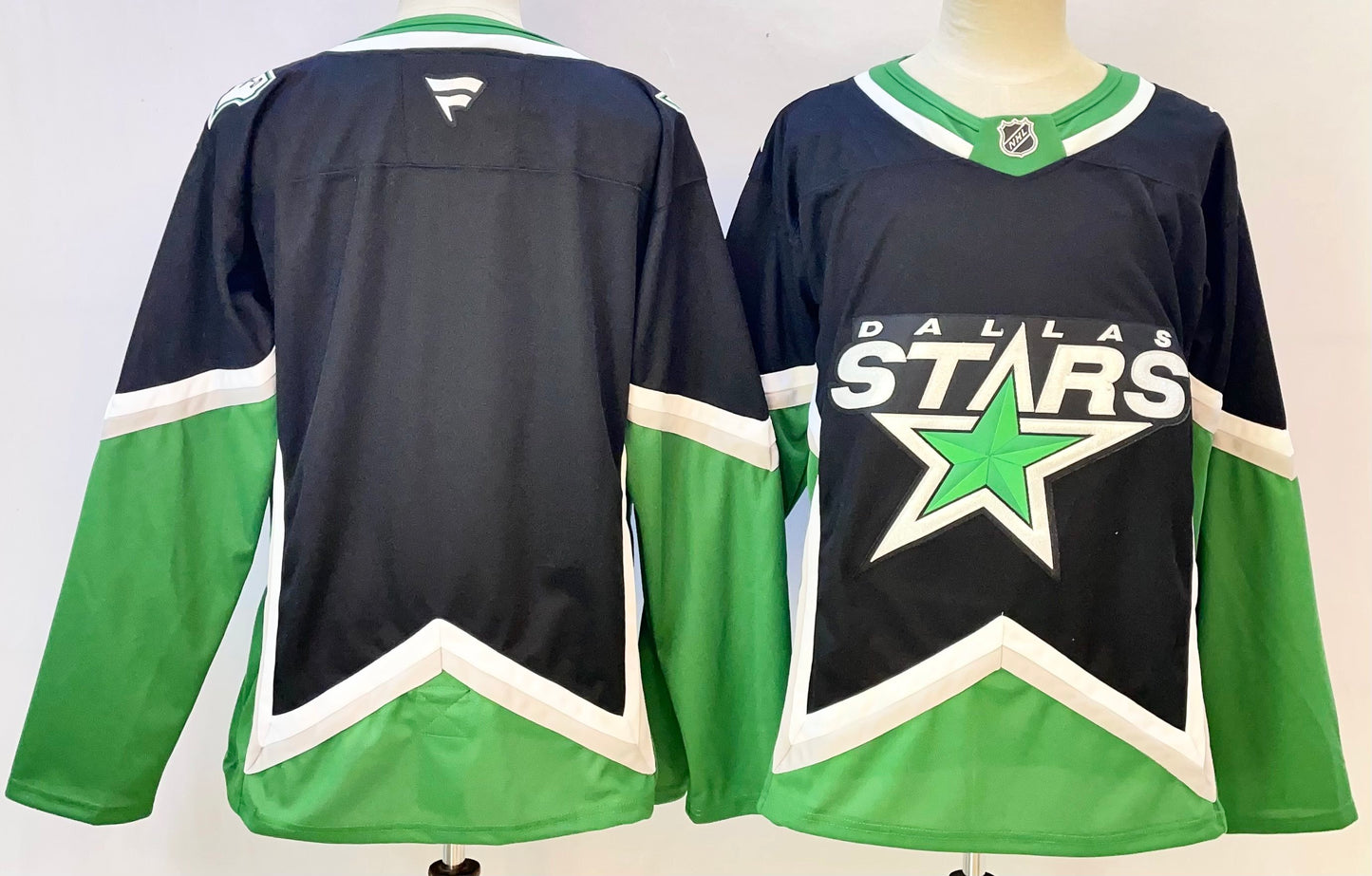 Custom Men's Black/Green Alternate Premium All Stitched Hockey Jersey