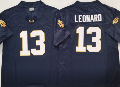 Men's CJ Carr Notre Dame Fighting Irish Vapor Jersey White Navy Kelly Green Football Jersey -All Stitched