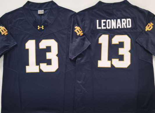 Men's CJ Carr Notre Dame Fighting Irish Vapor Jersey White Navy Kelly Green Football Jersey -All Stitched
