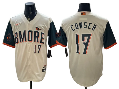 Custom Orioles Cream 2026 City Connect Stadium Jersey - All Stitched