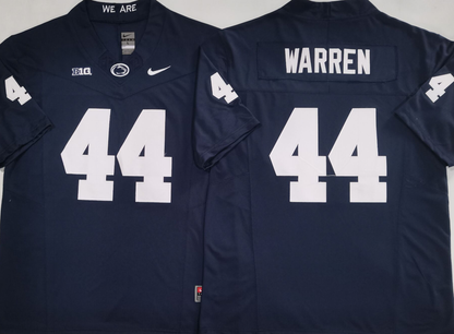 Men's Tyler Warren #44 Penn State Nittany Lions Vapor Navy White Football Jersey -All Stitched