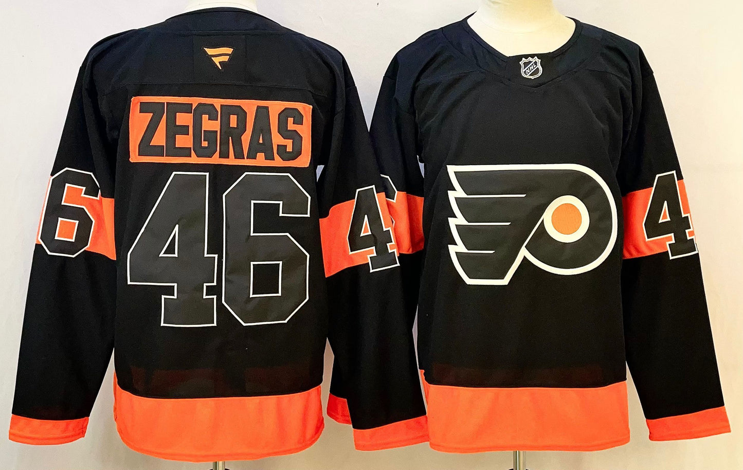 Custom 2026 Flyer Alternate Black Premium All Stitched Hockey Jersey