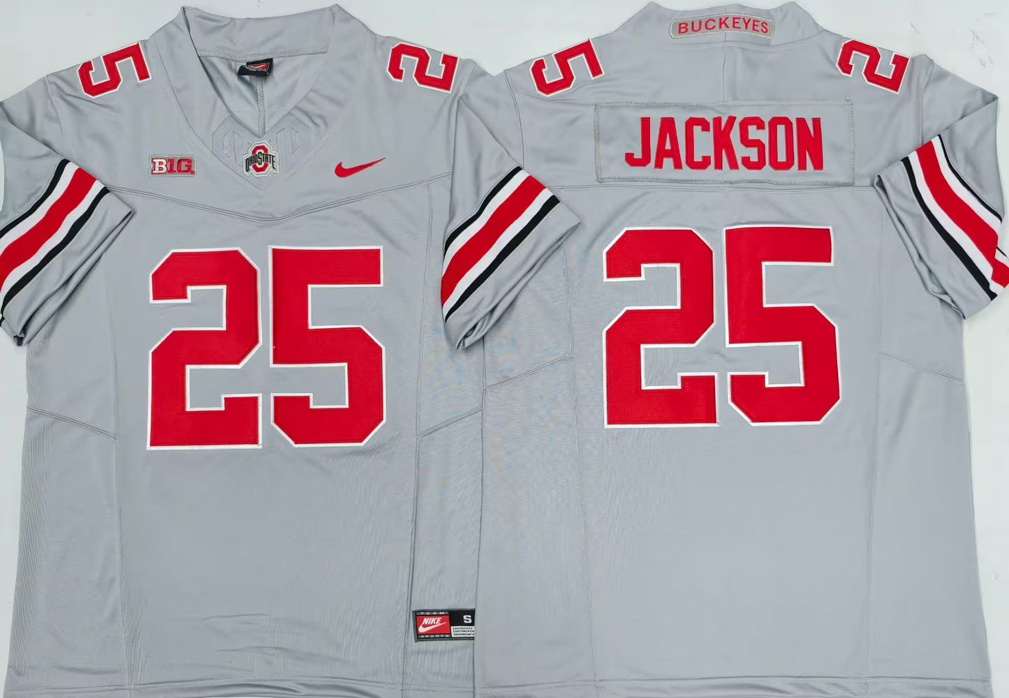 Men's Bo Jackson Vapor Jersey #25 Black Red Gray White Stranger Things Edition-All Stitched