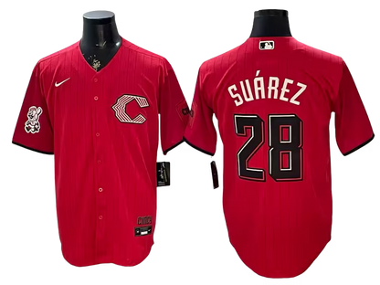 Custom Reds Red 2026 City Connect Stadium Jersey - All Stitched