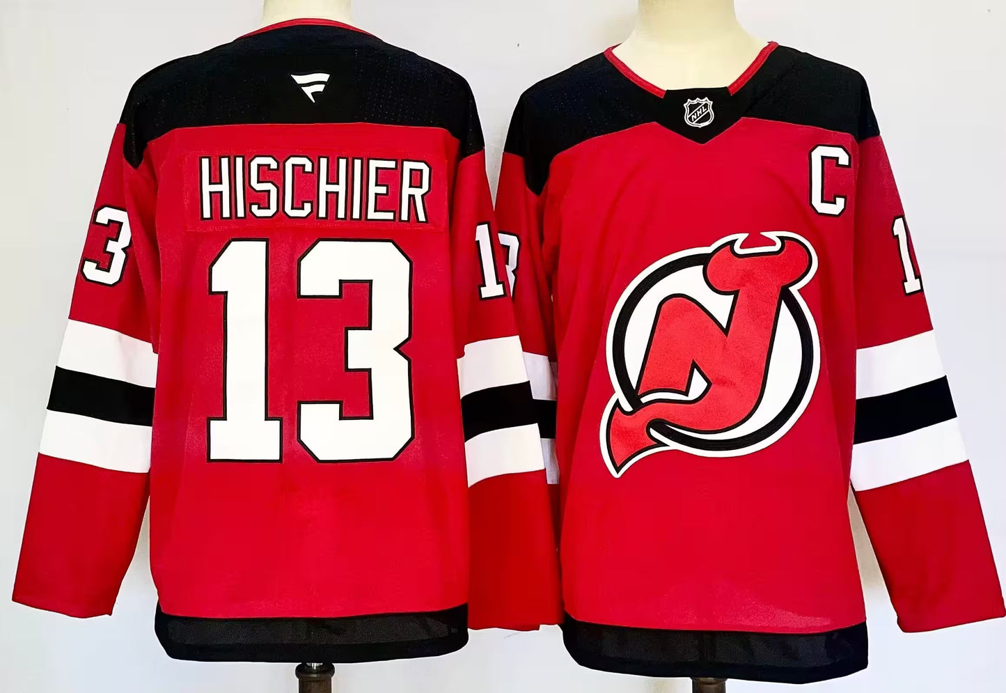 Custom 2026 New Jersey Home Red Premium All Stitched Hockey Jersey