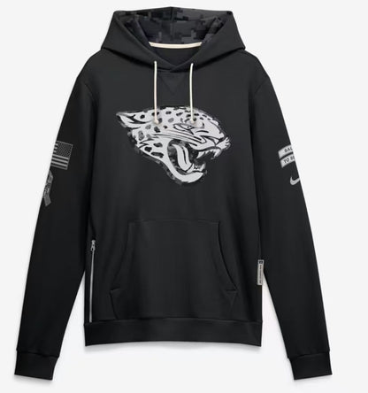 2026 Salute to Service Black Sideline Dri-FIT Pullover Hoodie
