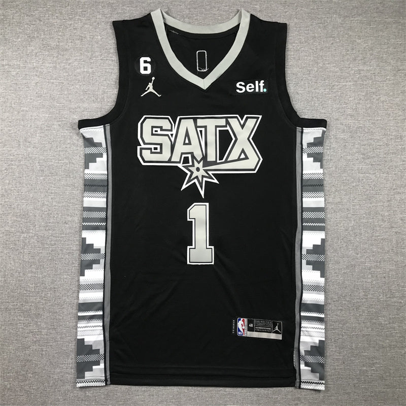 Victor Wembanyama San Antonio Spurs Baskeball Jersey -All Stitched