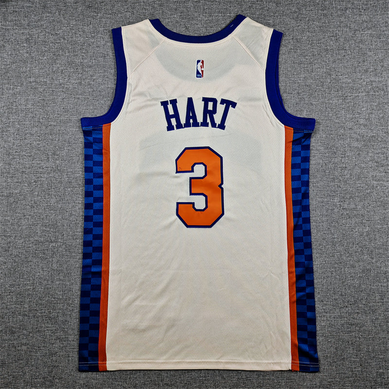 Jalen Brunson Josh Hart Karl-Anthony Towns Baskeball Jersey -All Stitched