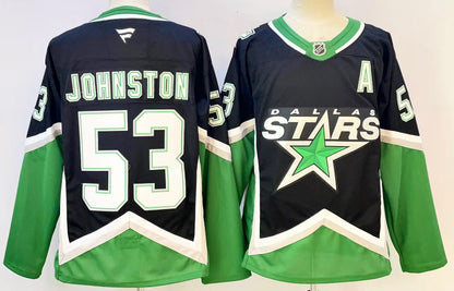 Custom 2026 Home Kelly Green Black Alternate Premium All Stitched Hockey Jersey