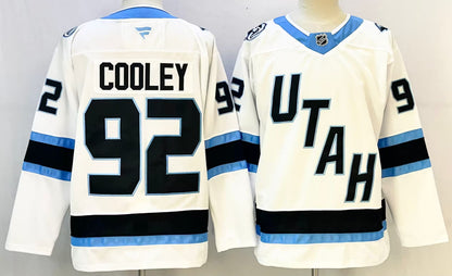 Custom 2026 Mammoth Away White Premium All Stitched Hockey Jersey