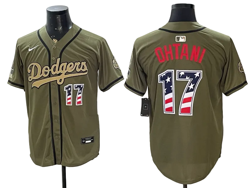 Custom Dodgers Silver USA 250 Fourth of July Baseball Jersey -All Stitched