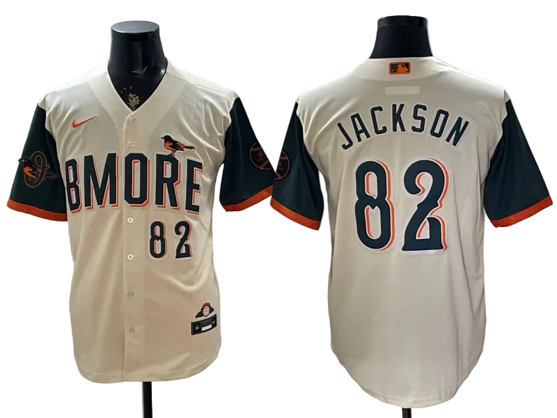 Custom Orioles Cream 2026 City Connect Stadium Jersey - All Stitched